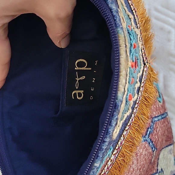 A+P Denim Clutch/large wristlet - Picture 3 of 7